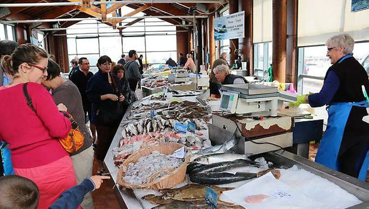 fish market of Port en Bessin